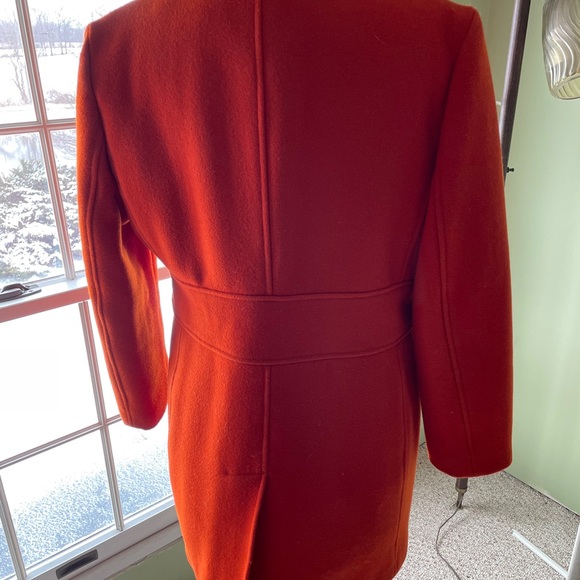 Beautiful Banana Republic orange wool coat. - Picture 3 of 9